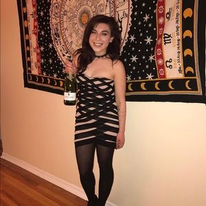 Strapless Mini Dress 👗